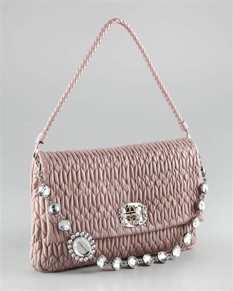 miu miu new pink fluffy clutch|miu michael's bags.